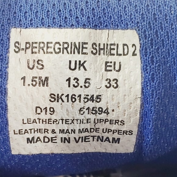 Saucony Peregrine Shield 2 Pink, Grey, Blue & Green Sneakers Shoes Size 1.5 - Picture 12 of 12